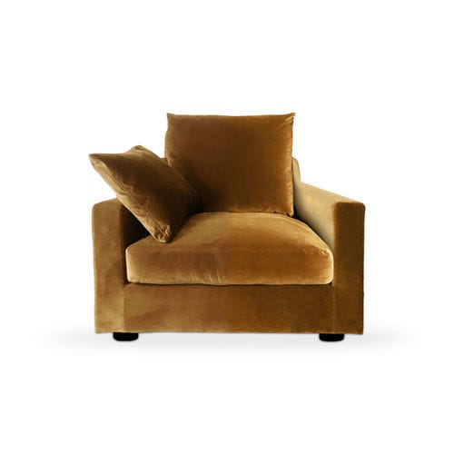 Moderner Sessel - BEAUSSET - HOME SPIRIT - Stoff / Buche / Polster