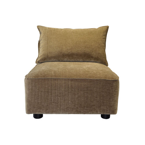 Moderner Sessel - ELENA  - HOME SPIRIT - Stoff / Buche / mit abnehmbarem Kissen