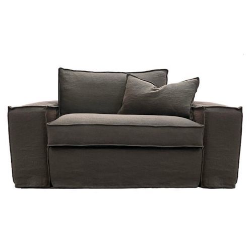 Design-Sessel - CHARLES XL - HOME SPIRIT - Schaumstoff / Leinen / Federn