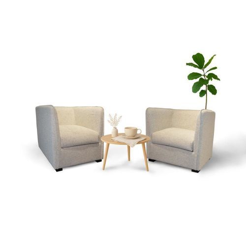 Moderner Sessel - CARL - HOME SPIRIT - Schaumstoff / Stoff / Esche