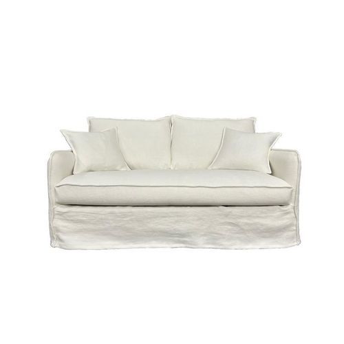 Stil-Sofa - SAINT BARTH - HOME SPIRIT - Samt / Leinen / Schaumstoff