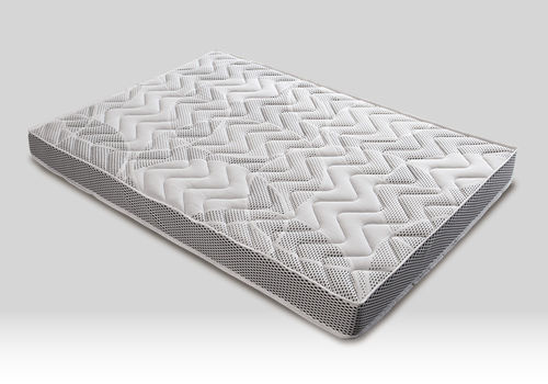 Doppelbett-Matratze - AIRPLUS - CONFORPLUS - Polyester / weiß / atmungsaktiv