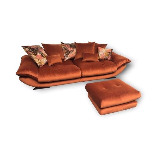 Modernes Sofa - Angoune - CREADEST - Stoff / grau / braun
