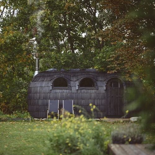 Elektrische Sauna - TRIPLE IGLUSAUNA - Iglucraft OÜ - für Wellnesscenter / Holz / für den Außenbereich