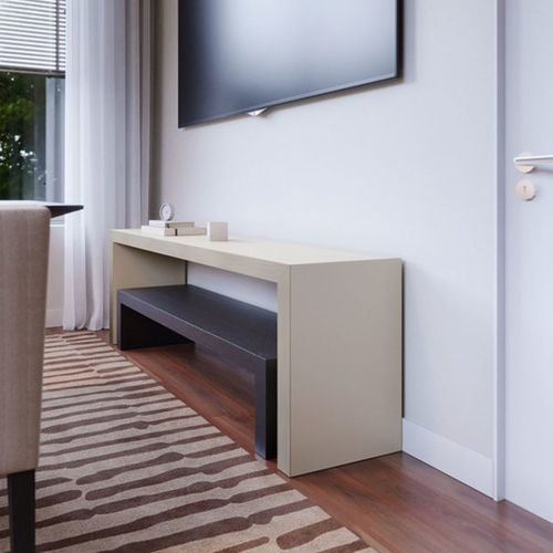 Moderner Konsolentisch - Bridge - Stylish Club - Holzfurnier / Gestell aus Furnierholz / rechteckig