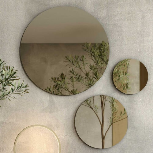 Wandmontierter Spiegel - Circle - Stylish Club - modern / rund / transparent