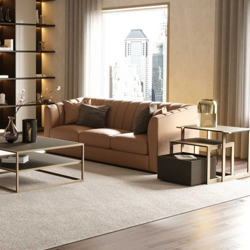 Modernes Sofa - Club - Stylish Club - für Wohnzimmer / Leder / mit Armlehnen