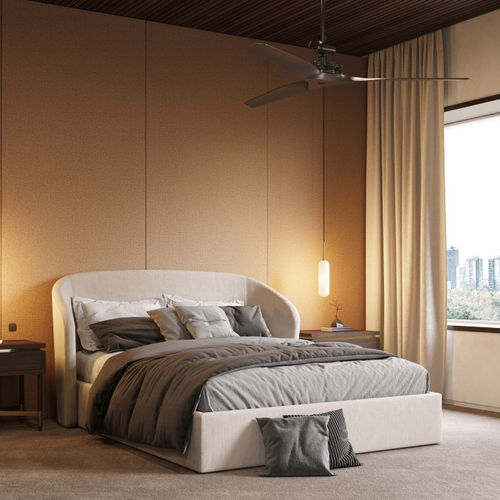 Doppelbett - Fortune - Stylish Club - modern / gepolstertes Kopfteil / Stoff