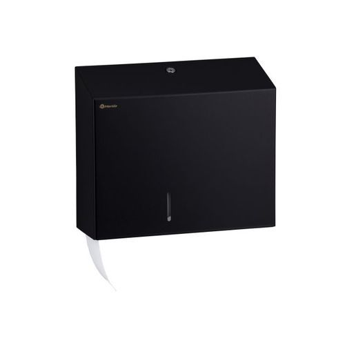 Wandmontierter Toilettenpapierhalter - BSC101 - Merida. Sp. z o.o. - Edelstahl / schwarz / für Gewerbegebrauch