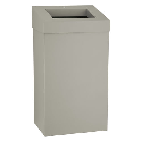 Edelstahl-Abfallbehälter - STELLA STONE GREY KSJ108 - Merida. Sp. z o.o. - pulverbeschichteter Stahl / mit Deckel / für den Innenraum
