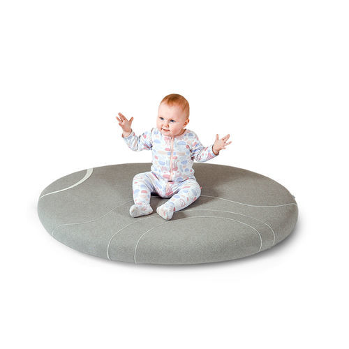 Kissen für Babys - ISLAND (FOR PLAY AND REST) - Katsu Stones - rund / Motiv / für Privatgebrauch