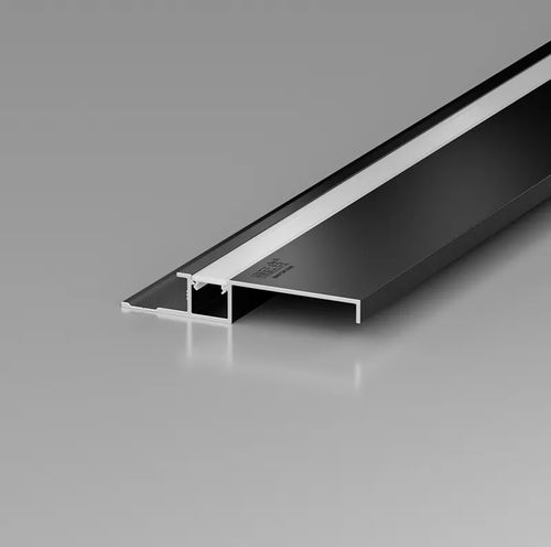 Graue Zierleiste - TPOS decorative material ltd. - Aluminium / rechteckig / beleuchtet