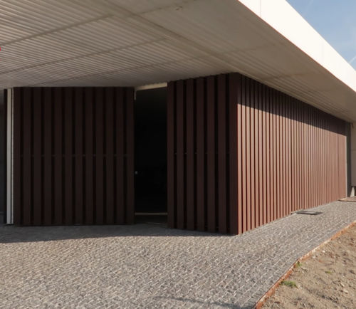 Schiebe-Stapel-Tor - Proruper - Unipessoal, Lda - Metall / mit Stangen / motorisiert