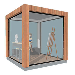 Fertigbau-Mikrohaus - PLODS P-6 - Free Home - modern / Stahl / Aluminium
