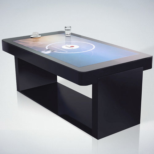 Moderner Tisch - TABATHA - DYMENSION - Glas / Metall / Gestell aus Metall