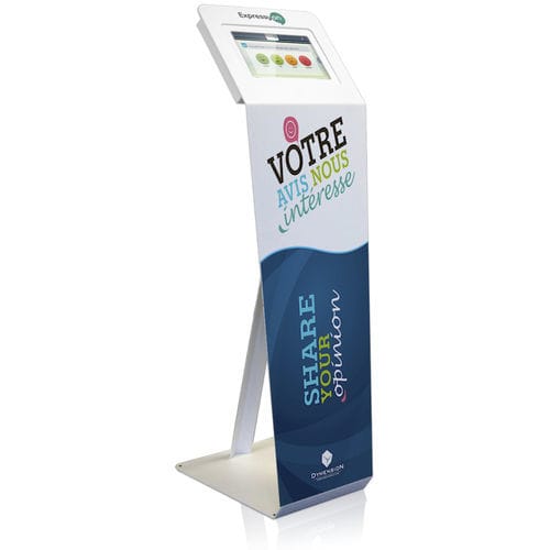 Selbstbedienungs-Infosäule - EXPRESSYON - DYMENSION - für den Innenraum / bodenstehend / Information