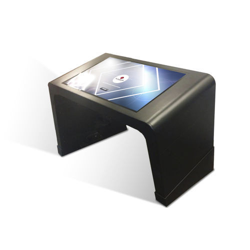Infosäule mit Touchscreen - Polykiosk - DYMENSION - für den Innenraum / bodenstehend / 42"