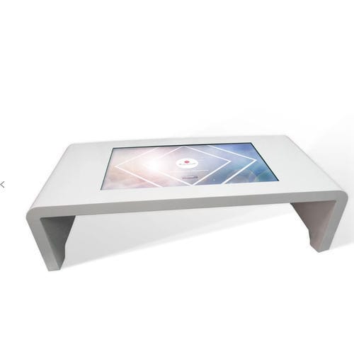 Moderner Couchtisch - Long HK - DYMENSION - Metall / Gestell aus Metall / rechteckig