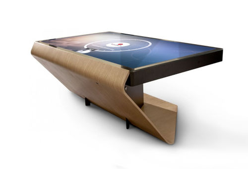 Moderner Couchtisch - Katy - DYMENSION - Holz / Gestell aus Holz / rechteckig