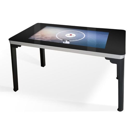 Moderner Tisch - Quadra Tech - DYMENSION - Metall / Gestell aus Metall / rechteckig