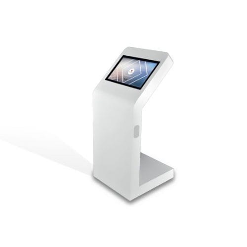 Infosäule für den Innenraum - EPOQ - DYMENSION - bodenstehend / mit Touchscreen