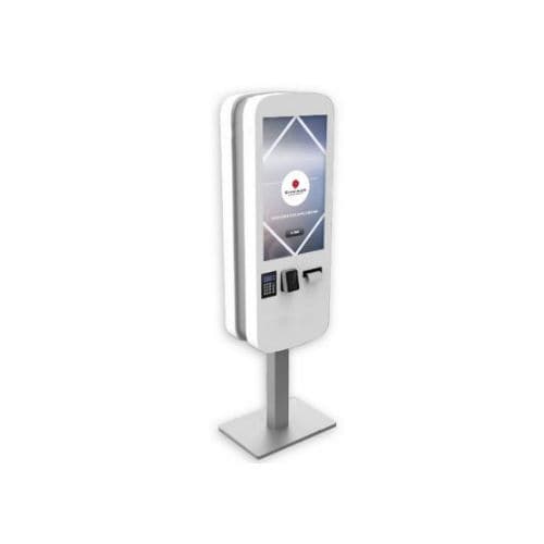 Infosäule für Restaurants - MonoKiosk - DYMENSION - für den Innenraum / bodenstehend / mit Touchscreen