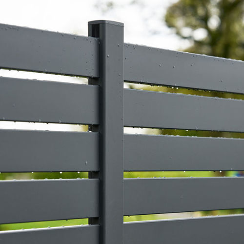 Aluminium-Zaunpfosten - Equinox 70x50  - GARDENODE - modern / für Privatgebrauch / für professionellen Einsatz