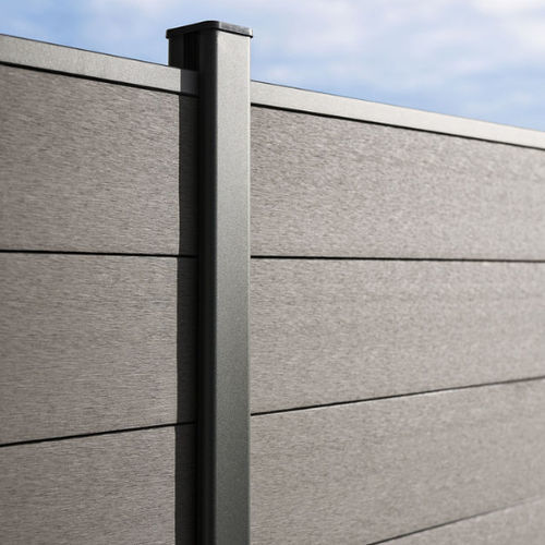Aluminium-Zaunpfosten - Cost 65x60 - GARDENODE - modern / für Privatgebrauch / für professionellen Einsatz