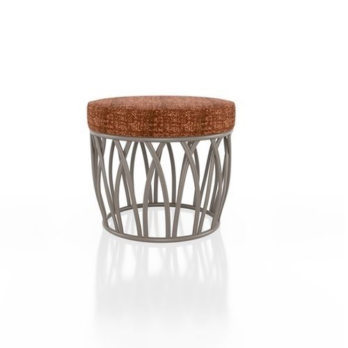 Design-Sitzkissen - KORU R - Yaaz - Aluminium / Sunbrella® / rund