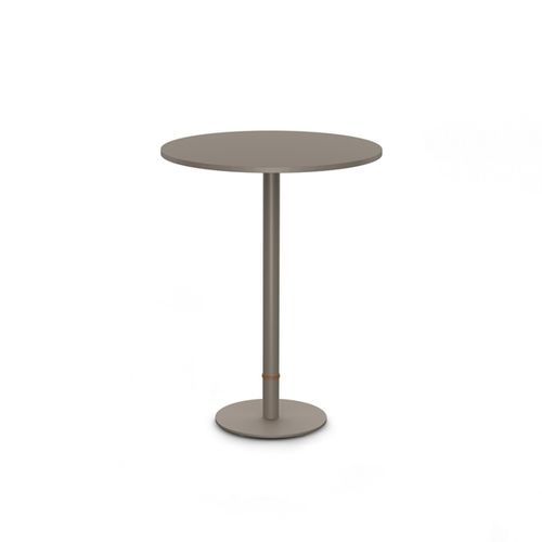 Moderner Bistrotisch - ANKA - Yaaz - Aluminium / Gestell aus Aluminium / rund