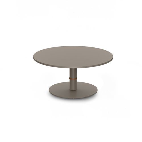 Moderner Couchtisch - ANKA - Yaaz - Aluminium / Gestell aus Aluminium / rund