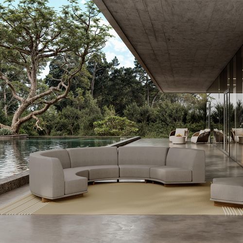 Modulsofa - RASEL LARGE - Yaaz - Design / für Außenbereich / Sunbrella®