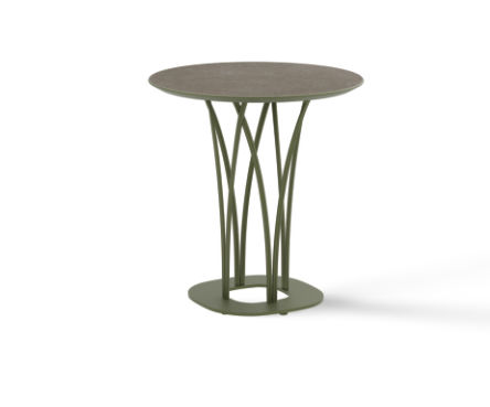 Design-Beistelltisch - KORU R - Yaaz - Aluminium / Gestell aus Aluminium / rechteckig
