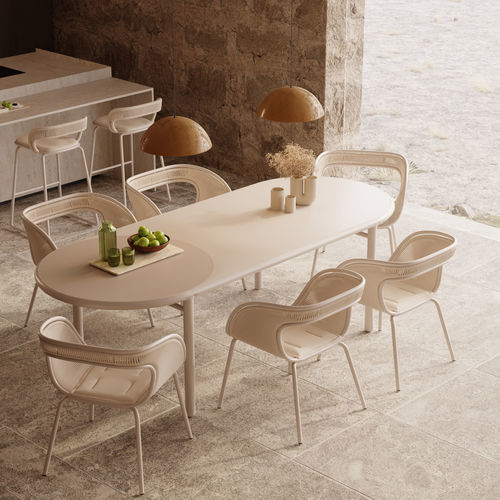 Design-Stuhl - BARLA - Yaaz - für Außenbereich / Sunbrella® / Gestell aus Aluminium