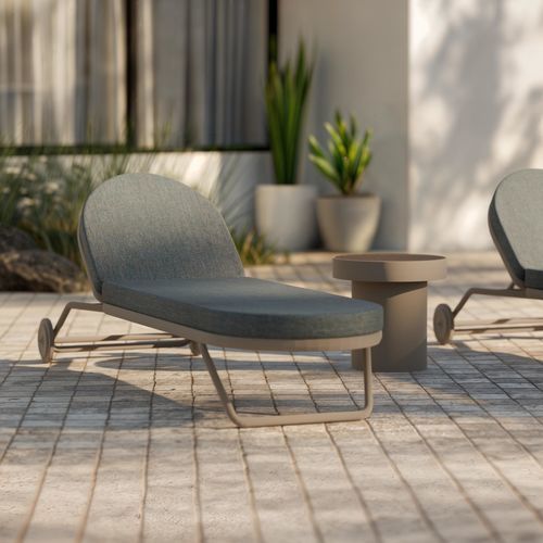 Design-Sonnenliege - ANKA - Yaaz - Sunbrella® / Aluminium / Contract