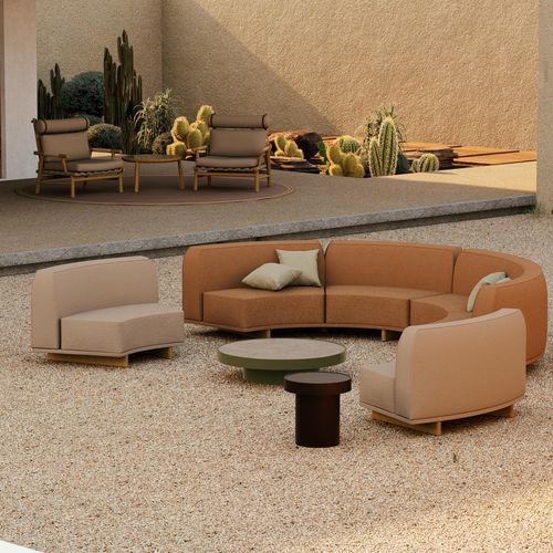 Modulsofa - RASEL SMALL - Yaaz - Design / für Außenbereich / Sunbrella®