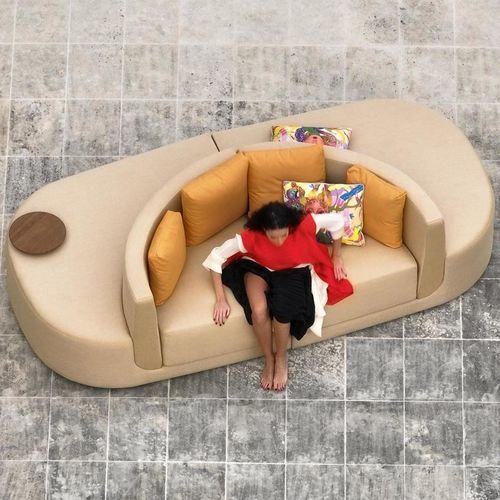 Design-Sofa - ADA - Yaaz - für Außenbereich / Sunbrella® / grau