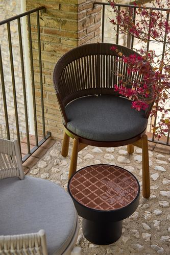 Design-Couchtisch - HISS  - Yaaz - Aluminium / Porzellan / Keramik