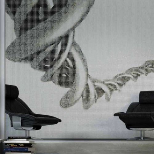Glasmosaikfliese - TESSERE - für den Innenraum / für Wohnzimmer / Wand