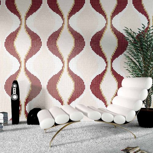 Glasmosaikfliese - TESSERE - für den Innenraum / für Badezimmer / Wand