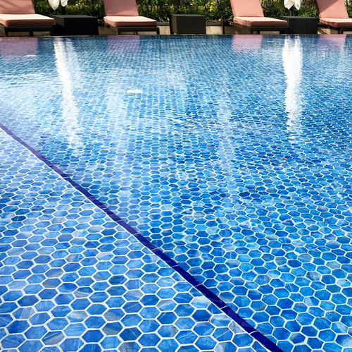 Glasmosaikfliese - OPAL - TESSERE - für den Innenraum / für Außenbereich / für Pool