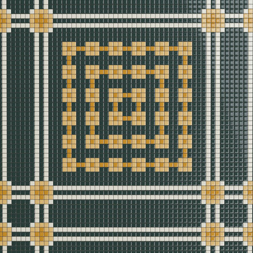 Marmor-Mosaikfliese - SCURO  - TESSERE - Lavaoptik / Naturstein / Recycling-Glas