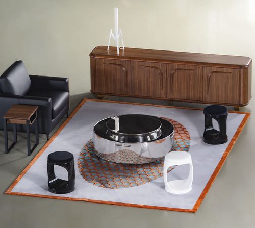 Moderner Teppich - WEIGHTLESSNESS - Softicated - Motiv / Wolle / Seide