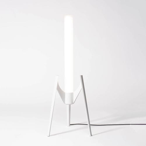 Lampe / sandgestrahltes Glas - Head in Stars A10006 - Softicated - Tisch / Aluminium / modern
