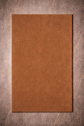 Moderner Teppich - RUG BROWN - Softicated - einfarbig / gepolstert / Wolle