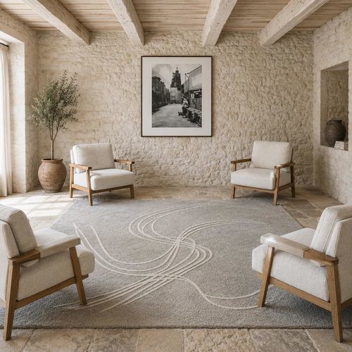 Moderner Teppich - PULSE - Softicated - gepolstert / Wolle / rechteckig
