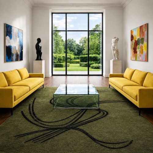Moderner Teppich - HOPE - Softicated - Motiv / gepolstert / Wolle