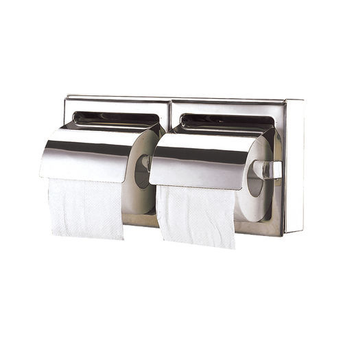 Wandmontierter Toilettenpapierhalter - AE series - Fanda Hygiene Co., Ltd - Einbau / Edelstahl / für 2 Rollen