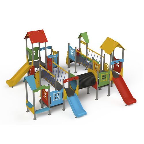 Metall-Spielplatzgerät - GPL15  - GOTINSHTAIN EOOD - HDPE / modular / mit Überdachung