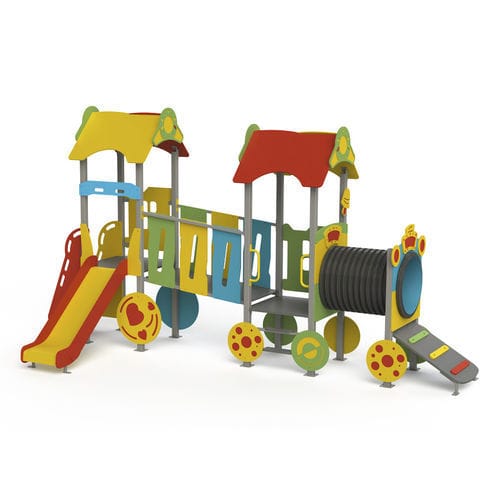 Metall-Spielplatzgerät - TP05  - GOTINSHTAIN EOOD - HDPE / modular / mit Überdachung